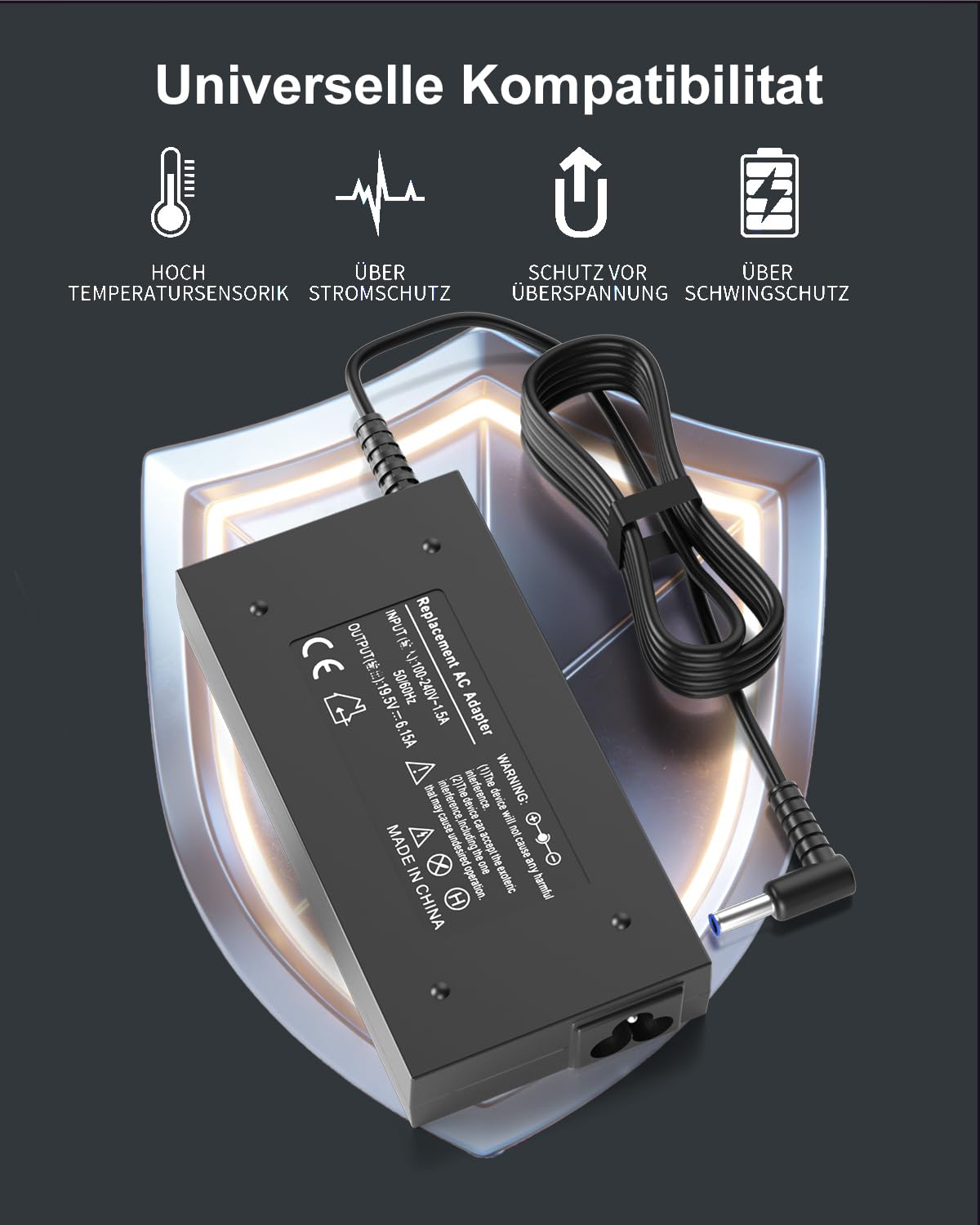 120W Netzteil Laptop Ladegerät für HP USB C Docking Station Netzkabel G5