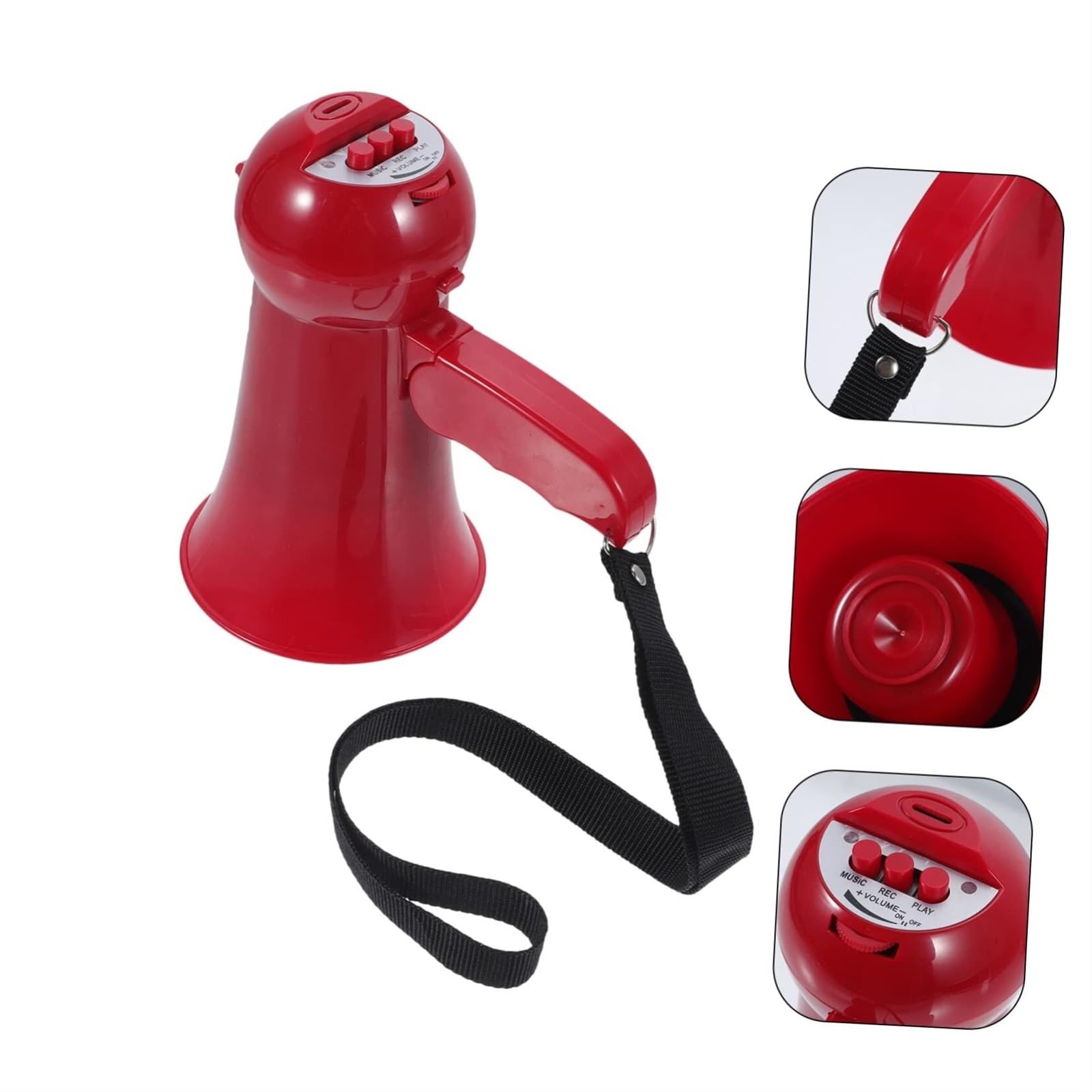 Megafono Altoparlante Altoparlante Megafono Portatile per Altoparlante Sportivo Amplificatore Vocale Altoparlante per Cheerleader Megafono Bullhorn