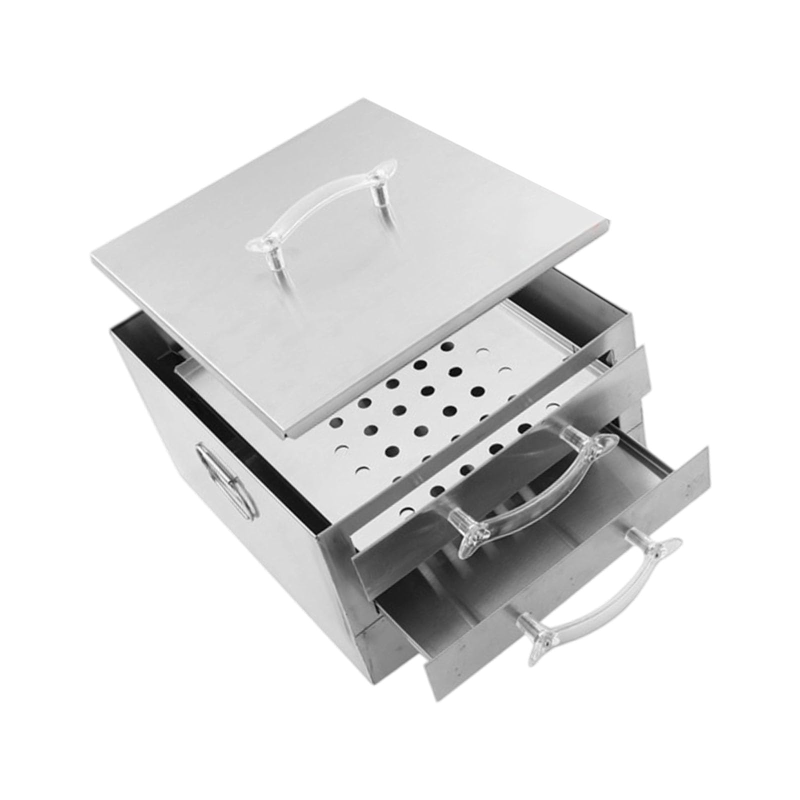Vaporiera A Vapore per Spaghetti Riso in Acciaio Inossidabile 304 con Vassoi Estraibili Distribuzione Uniforme del Calore E Pasti in Famiglia Vaporiera Efficiente A Cassetti Multipli