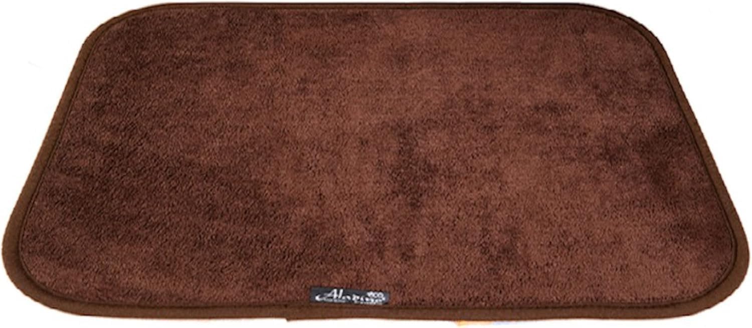 Aladino Tapis d’Entrée Intérieur/Extérieur pour Maison, Salle de Bain & Cuisine, Antidérapant, Lavable, Ultra Absorbant, Tailles et couleurs variées, Made in Italy 100x130cm, Marron