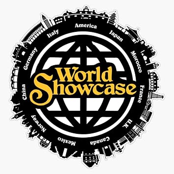 EPCOT World Showcase Decal Vinyl Bumper Sticker 5"