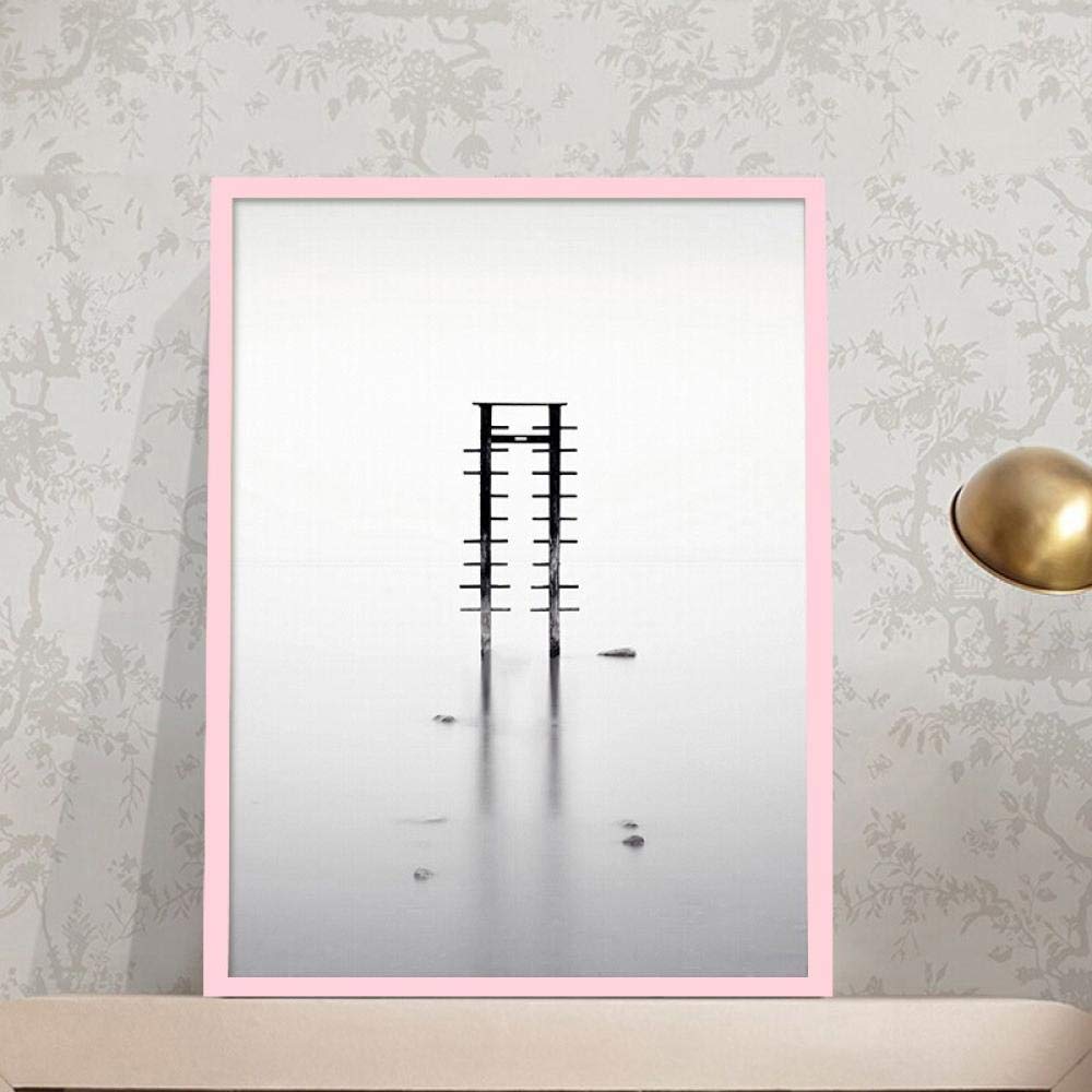 Cadre photo rose 26.6 x 19.1 cm pour portraits et mur d'images de styles variés