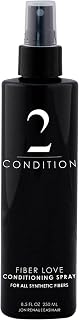 Jon Renau Fiber Love Synthetic Conditioning Spray, 8.5 oz – Leave-In Conditioner for Wigs, Toppers & Hair Extensions – Detangles, Restores Shine & Protects Synthetic Fiber