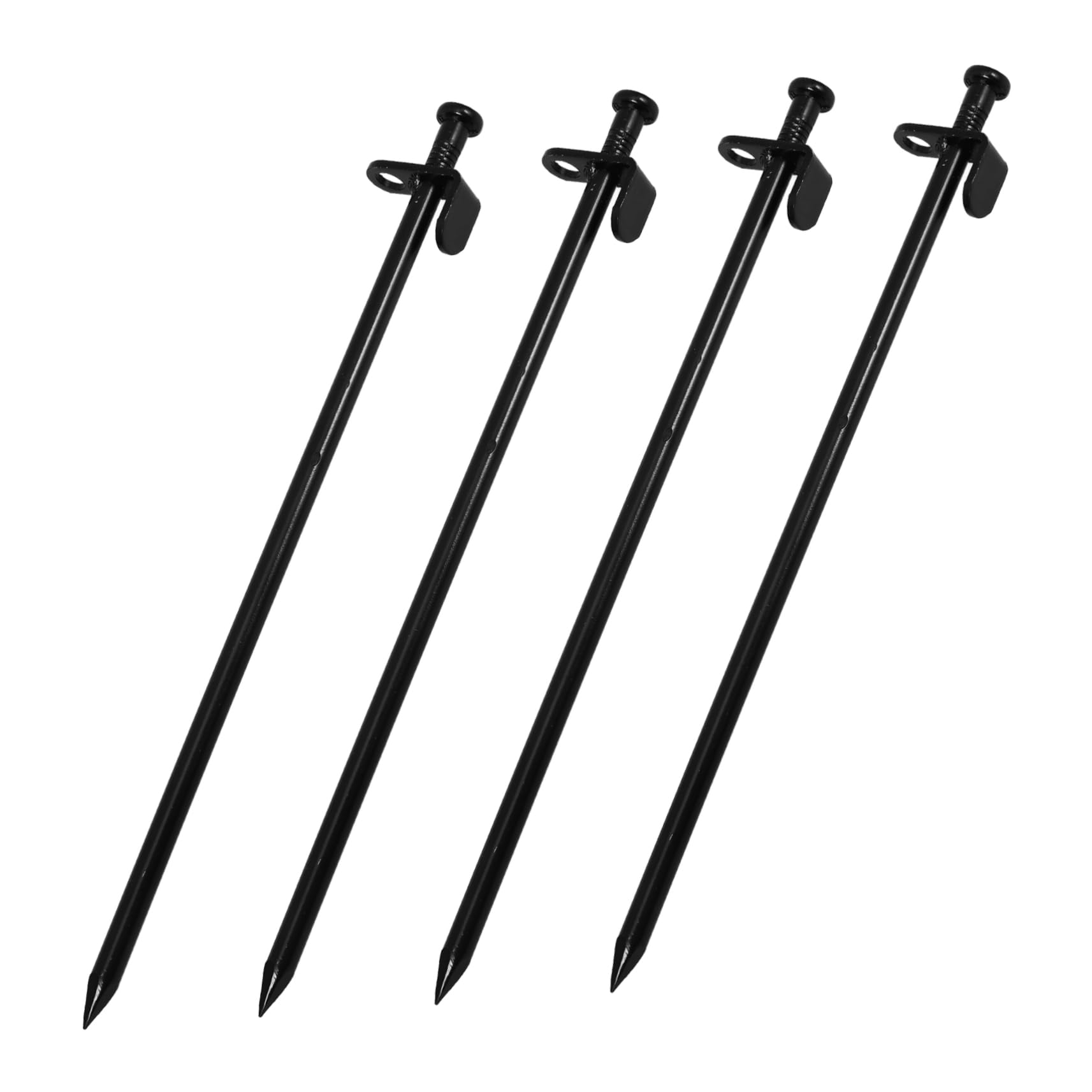 Yardwe 4pcs Gardening Shed Floor Nails Tarp Stakes Park Stake Garden Stakes Camping Stakes Path Stake Replacement Stakes for Sand Tent Anchors Plant Greenhouse Tent Stake