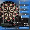 Franklin Sports Electronic Dart Board Sets - Soft Tip Electric Dartboard with Digital Scoreboard - (6) Darts Included