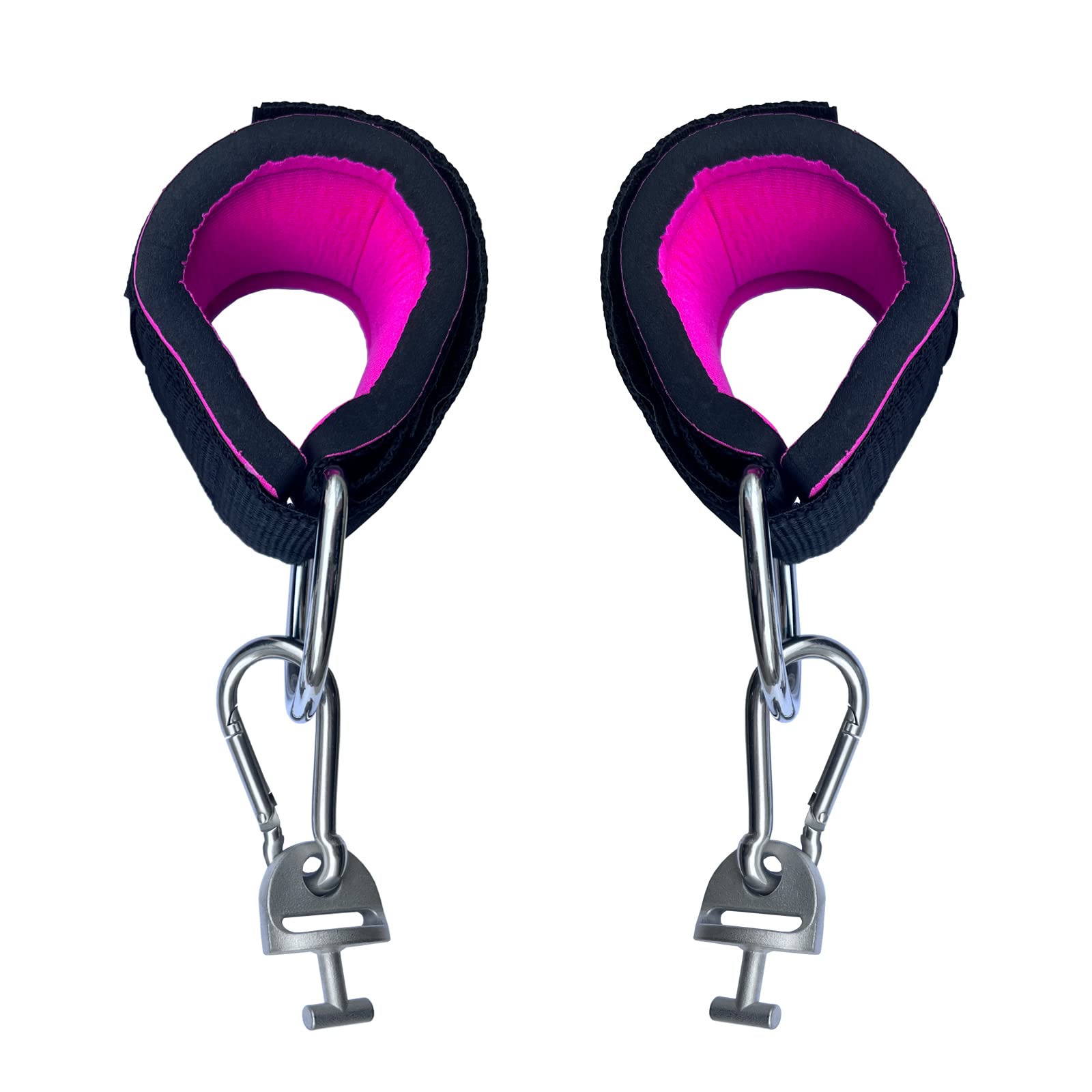 Ankle Workout Straps for Tonal Gym Machine,Hot Pink Adjustable Ankle Strap Attachments for Tonal,with Special Tonal Adapter Accessory