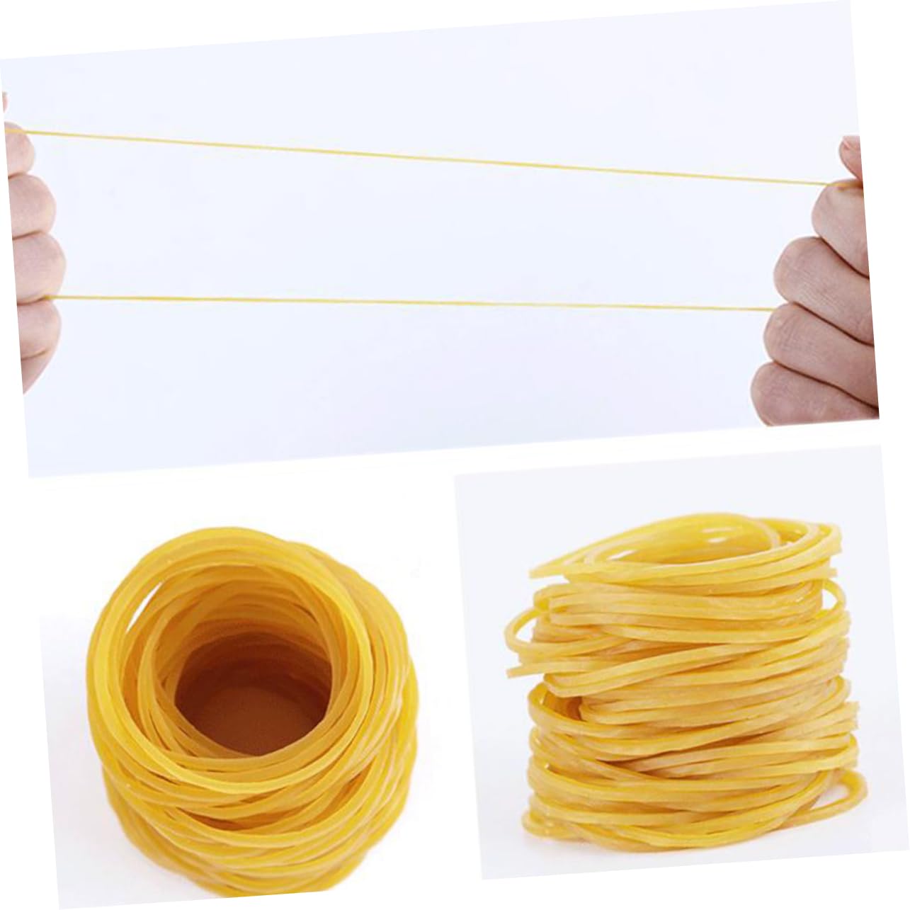 Gummiband 1500 Stück, Elastisch, aus Gummi für Büro und Küche