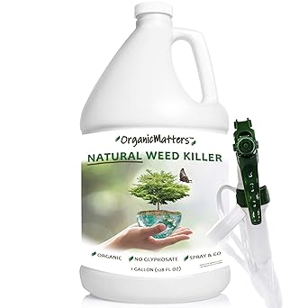 Natural Weed Killer Spray, No Glyphosate, Results in Less Than 24-Hours 128 oz Gallon
