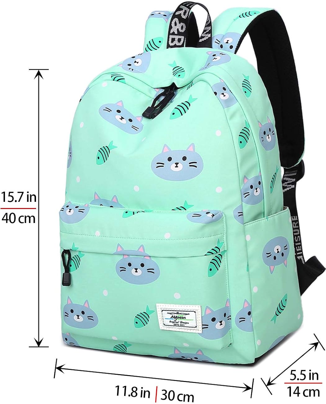 Miniatura 2 de Mygreen - Mochila escolar con bonitos diseños para niños y niñas, 11.5 x 15.7 x 5.1 pulgadas