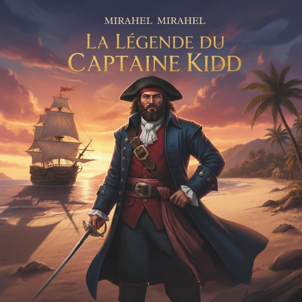La légende du capitaine Kidd + Pages à colorier: Une fascinante légende de pirates : La véritable histoire d’aventures et de trésors pour enfants et jeunes lecteurs