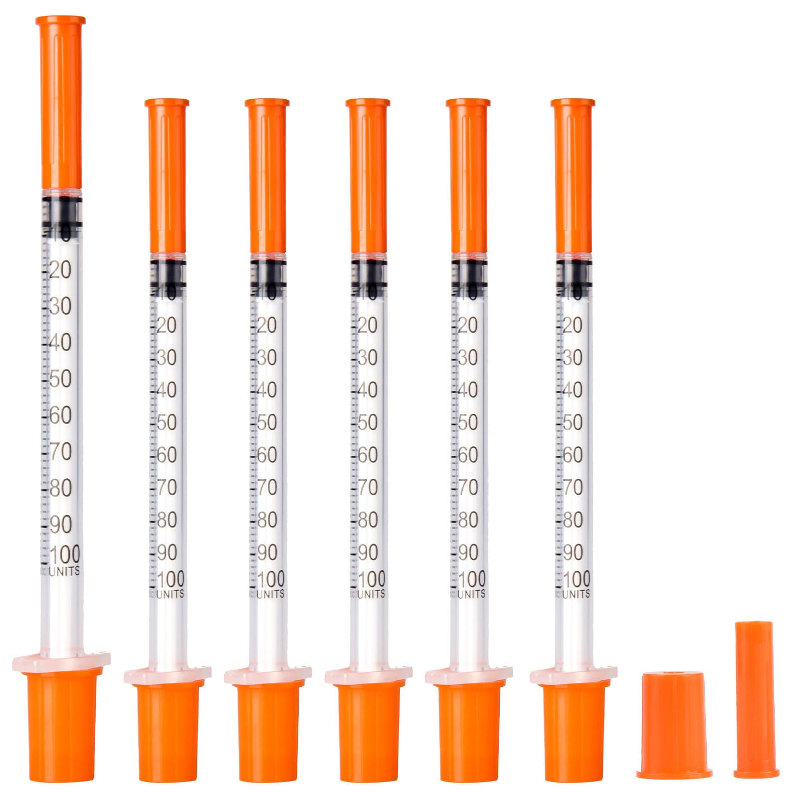50PACK 1ml/cc Syringe, U-100 31G 5/16" (8mm) Disposable Syringes — Amazon image 8