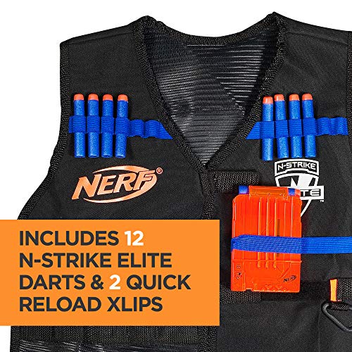Nerf B0250F01 N-strike Elite Series Tactical Vest Toy Blaster, Solid, Black, Teen/Adult - Image 4