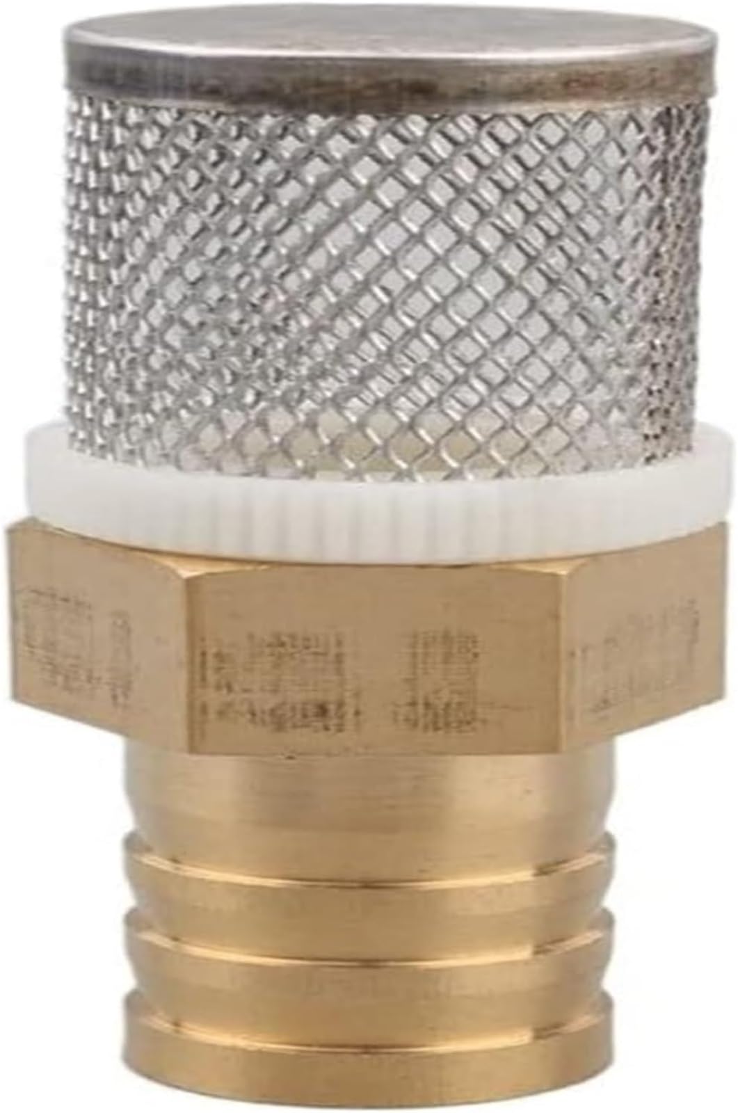 Filtro de malla para manguera con racor, Manguera de filtro bomba agua, 6-19mm, latón, acero inoxidable, for lavadora a presión, lavado coches, jardín(19mm)