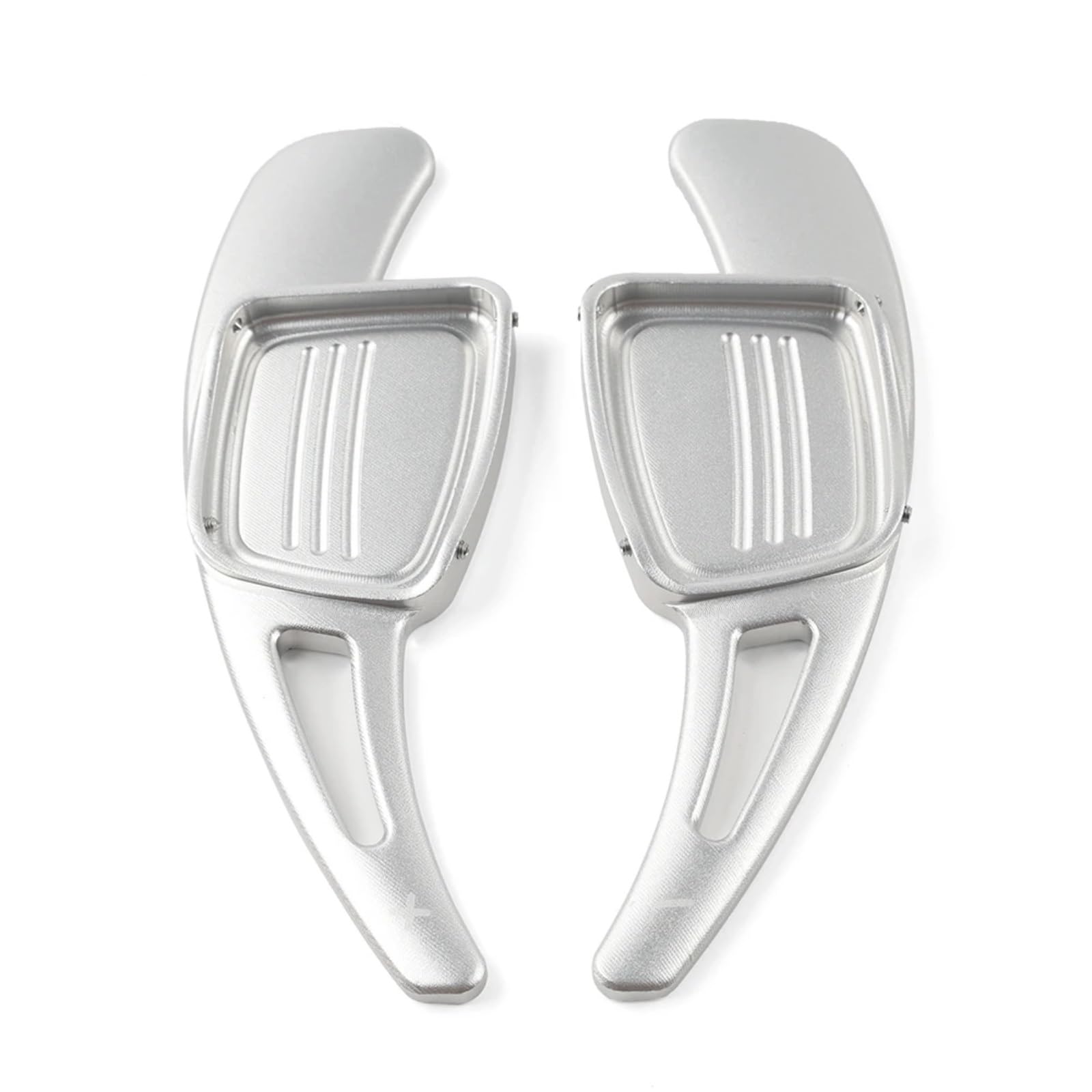 Ztguioq Silver Paddle Shifter Extensions Compatible With A3 A5 S3 S5 Q2 Q5 2017-2018 For A4l A8 Sq5 R8 2018 For Q7 Tts For Tt 2016 2017 2018 Car Steering Wheel Shift Paddle Shifter(Silver)