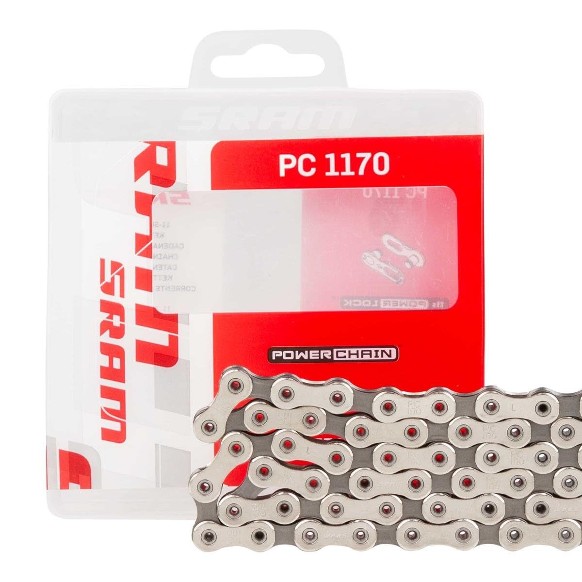 SRAM Chain PC-1170 - Repuesto de Ciclismo, Color Plateado