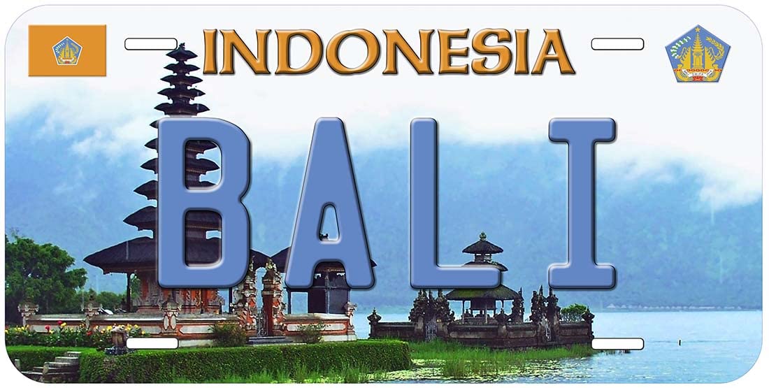Bali Indonesia Novelty Car Auto License Plate
