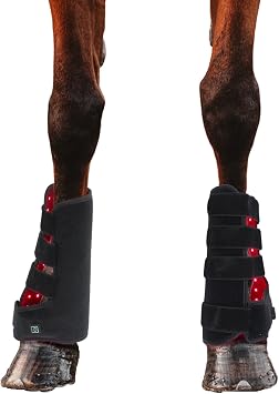 Infrared Horse Care Boots Red Light Therapy for Horses - Alleviate Muscle and Joint Pain Caused by Vigorous Exercise in Horse Legs 1 Unit, fits Each Leg