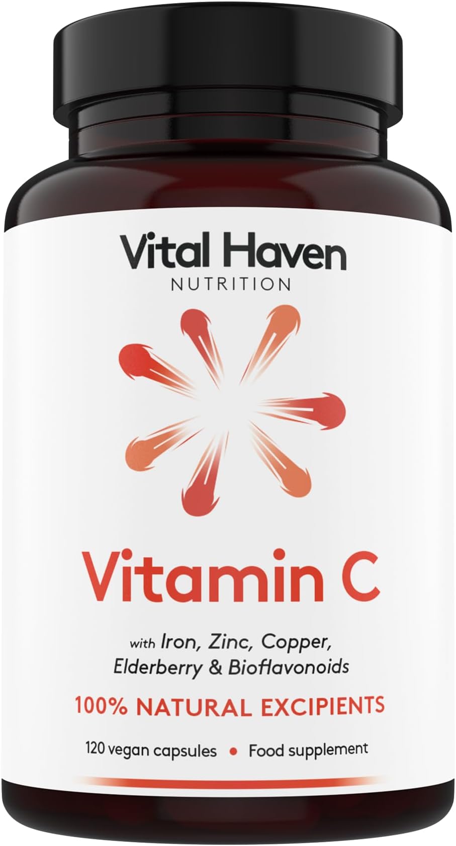 Complex Action Formula: Non-Acid Vitamin C + Iron + Zinc + Copper + Calcium w...