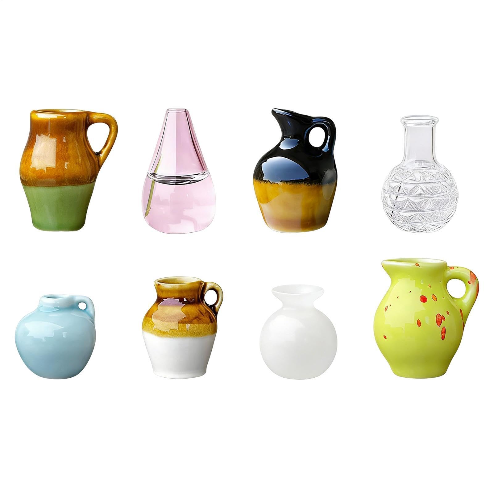 Aimants de réfrigérateur amusants en vase lot de 8 à forte adhérence pour tableau