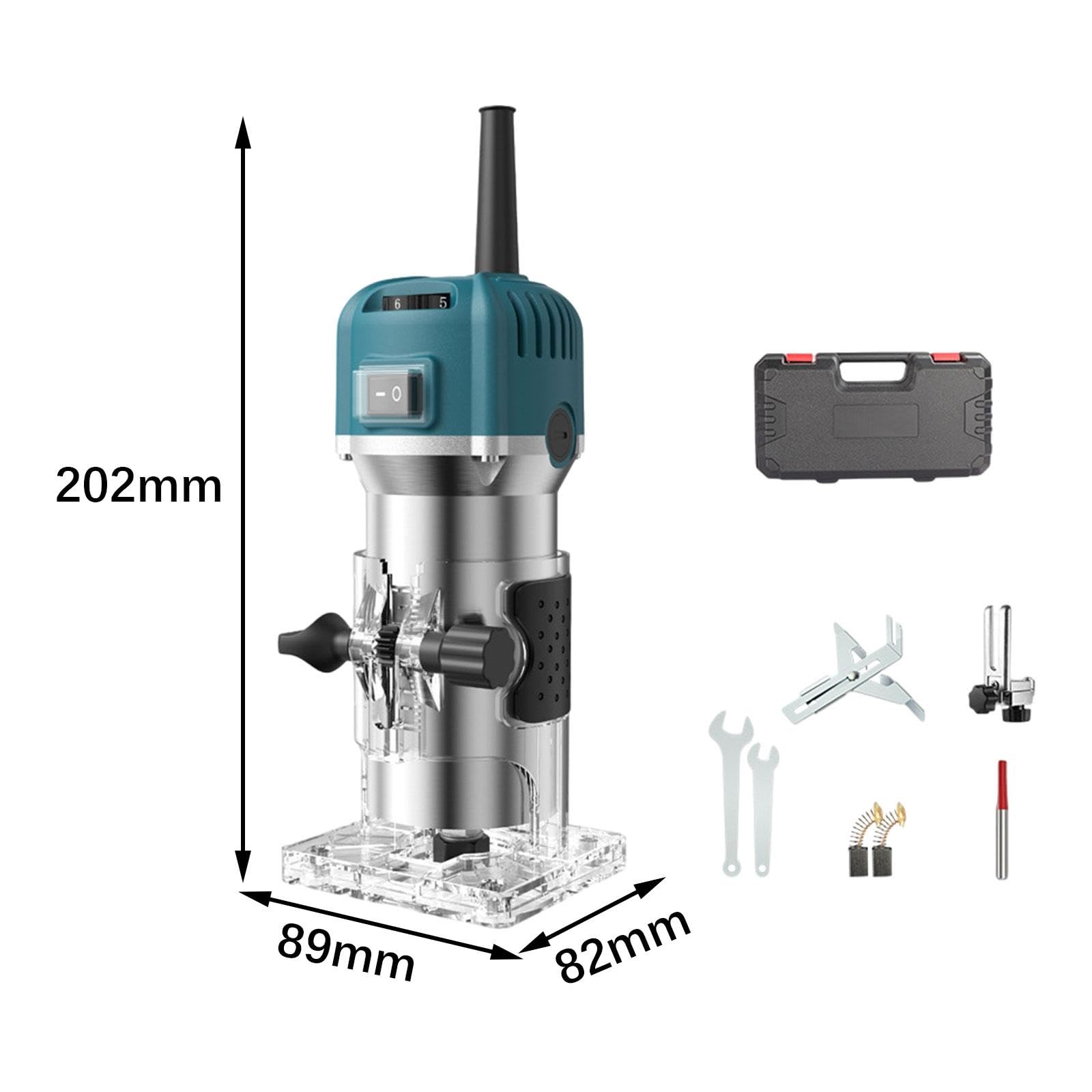 Amazon | DeeRace 木材ルーターツールセット 6 可変速度 800W