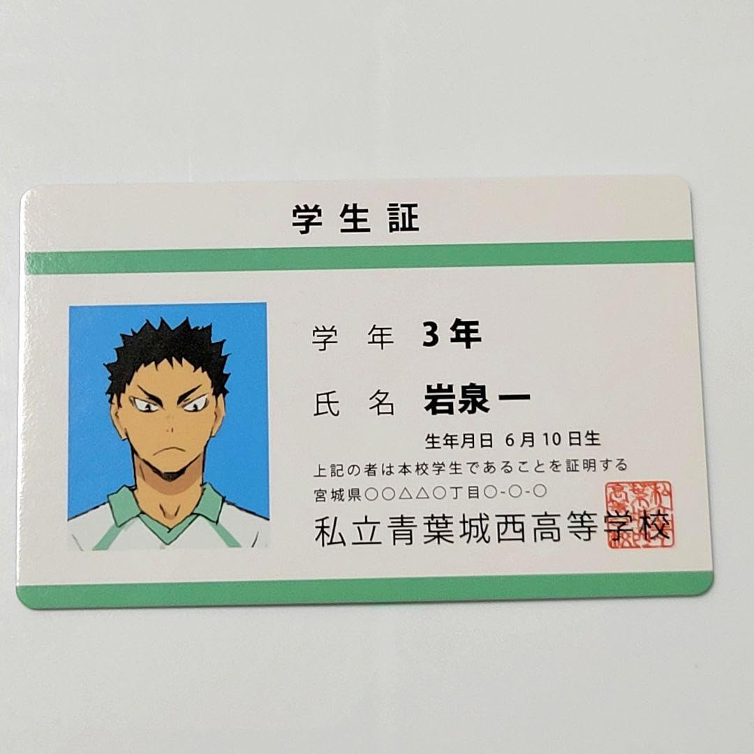 Amazon.co.jp: 希少品 ハイキュー パロディ バラエティ カード 岩泉一 : おもちゃ