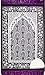 Plush Velvet Islamic Prayer Rug Janamaz Sajjadah Muslim Namaz Seccade Turkish Prayer Mat Carpet Ipek Floral with Prayer Cap