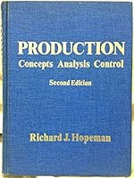 Production: Concepts, Analysis, Control 0675092493 Book Cover