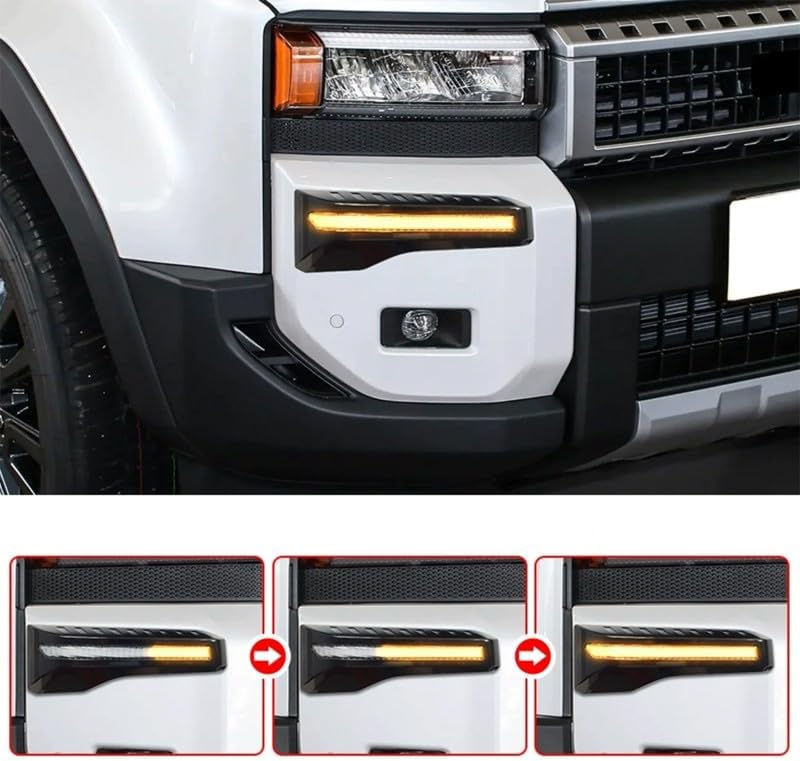for Toyota Land Cruiser Prado LC250 2024-2025 LED Front Bumper Fog Light Driving Light 2pcs Car Accessories