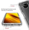 Funda para Xiaomi Poco X3 NFC/Poco X3 Pro M2102J20SG M2102J20SI M2007J20CG M2007J20CT, Alta transparencia, Color degradado, Anticaídas y absorción de impactos, Negro 5