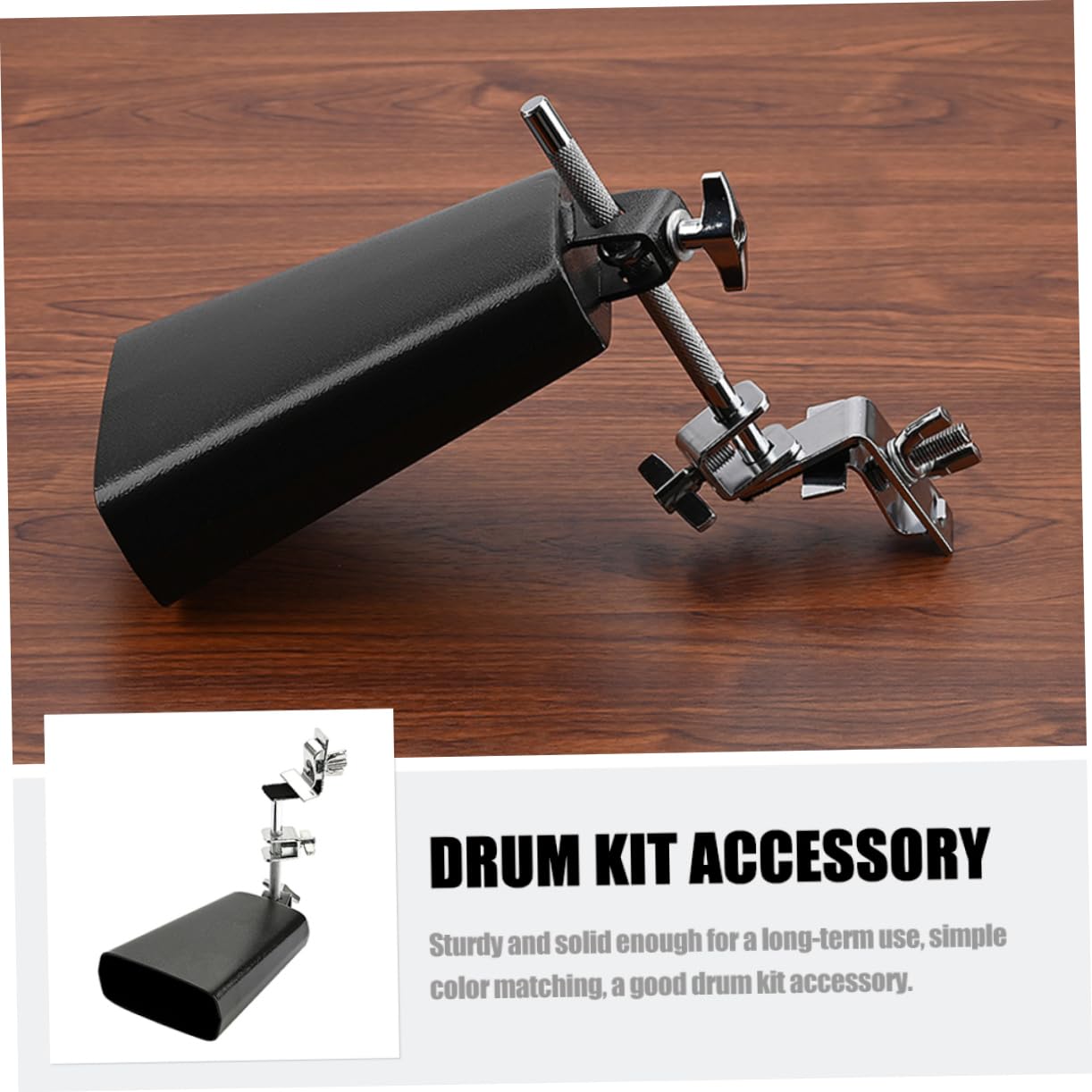 Campanaccio per Batteria Campanaccio Robusto Set di Batteria Pratico Professionale Strumento Percussione