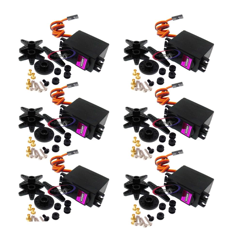 6Pcs MG996R Torque Digital High Speed Metal Gear Servo Motor Project
