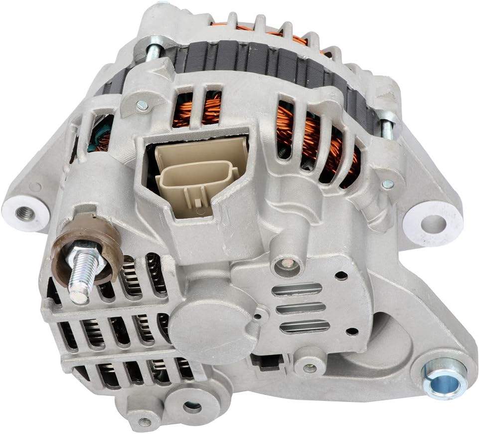SCITOO Alternator Fit for Mitsubishi Lancer L4 2.0L Naturally Aspirated 2005-2007- 12V 105Amp CW 4-Groove Pulley, Replace OE# 11170