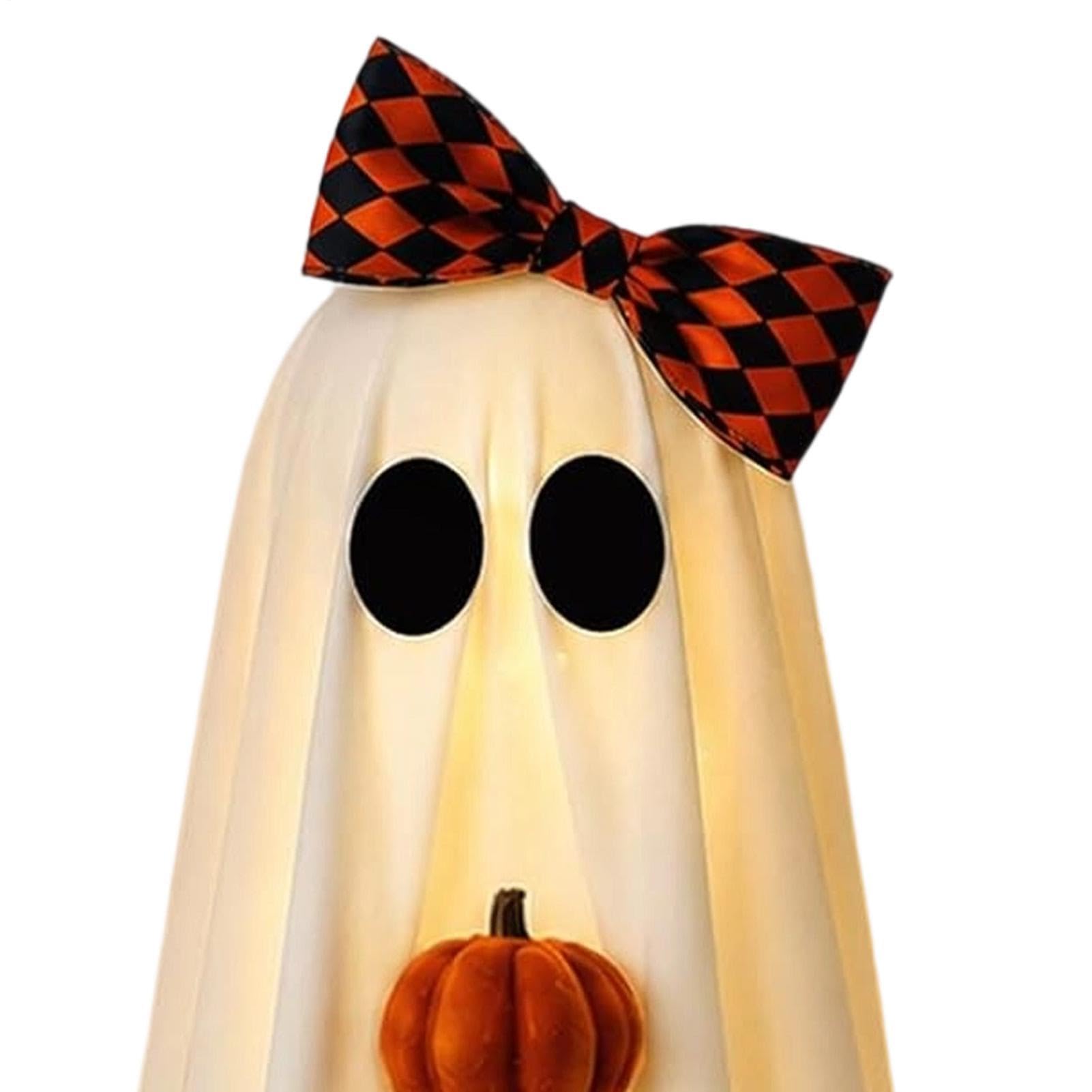 Decorazione per Halloween, spaventosa, carina, divertente decorazione da tavolo a LED