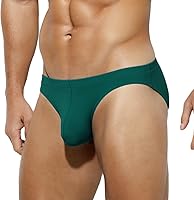 Arjen Kroos Men's Low Rise Solid Briefs with Pouch Support - Soft Breathable Triangle Underwear