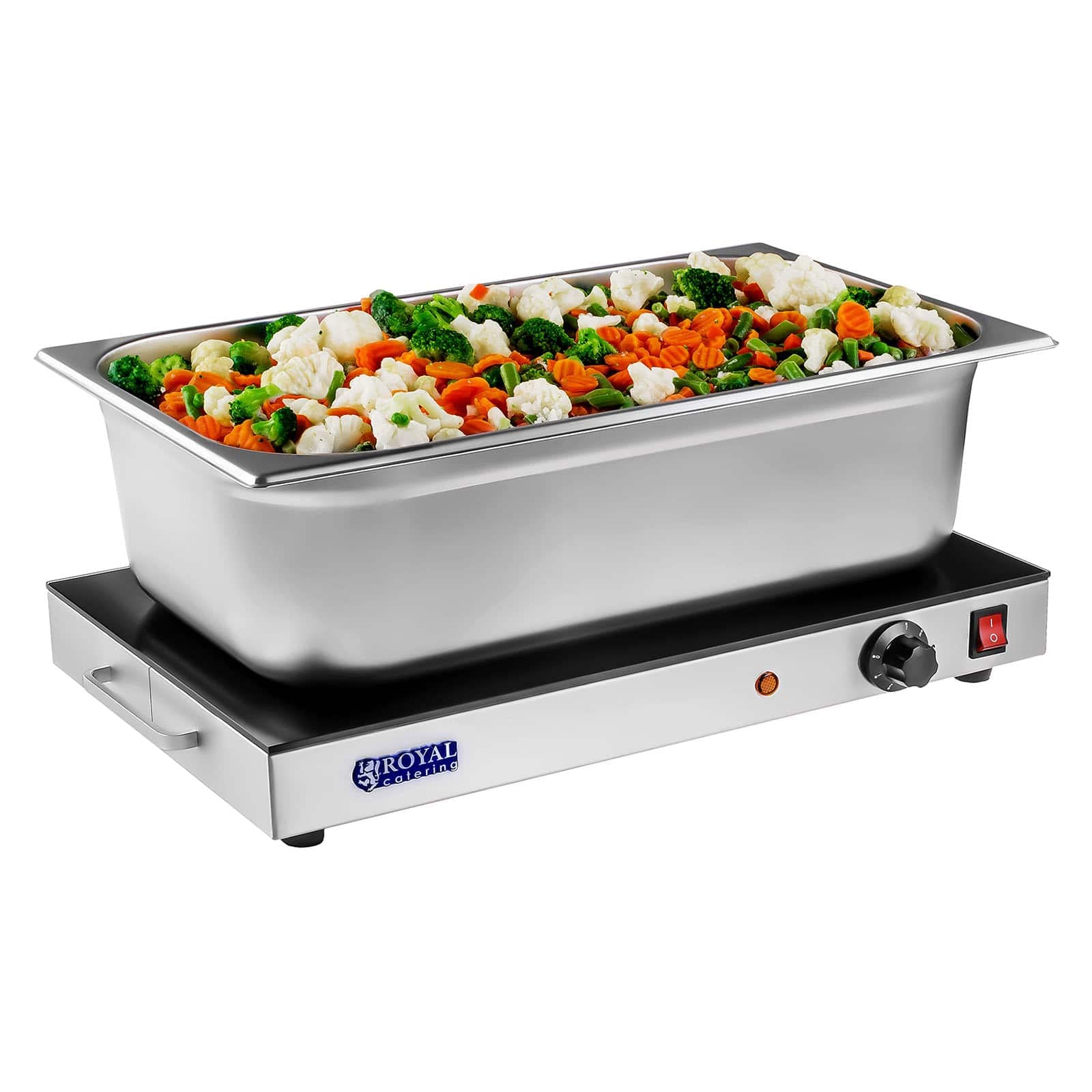 Royal Catering - RCHP-500G - Placa calefactora - 53,0 x 32,5 cm