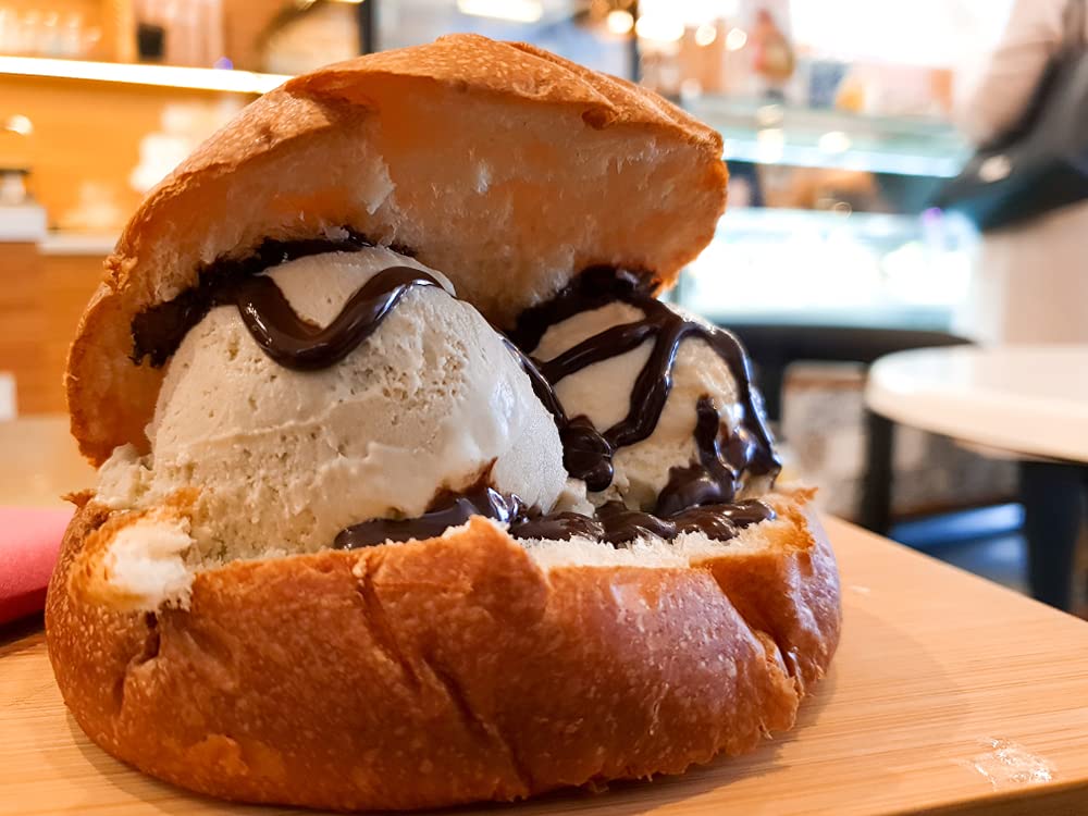 Pasticceria Fraccaro Brioche per Gelato (Confezione 35 pz) - Lievitate Naturalmente con Solo Lievito Madre, Ideali anche Farcite con Marmellate e Creme Dolci
