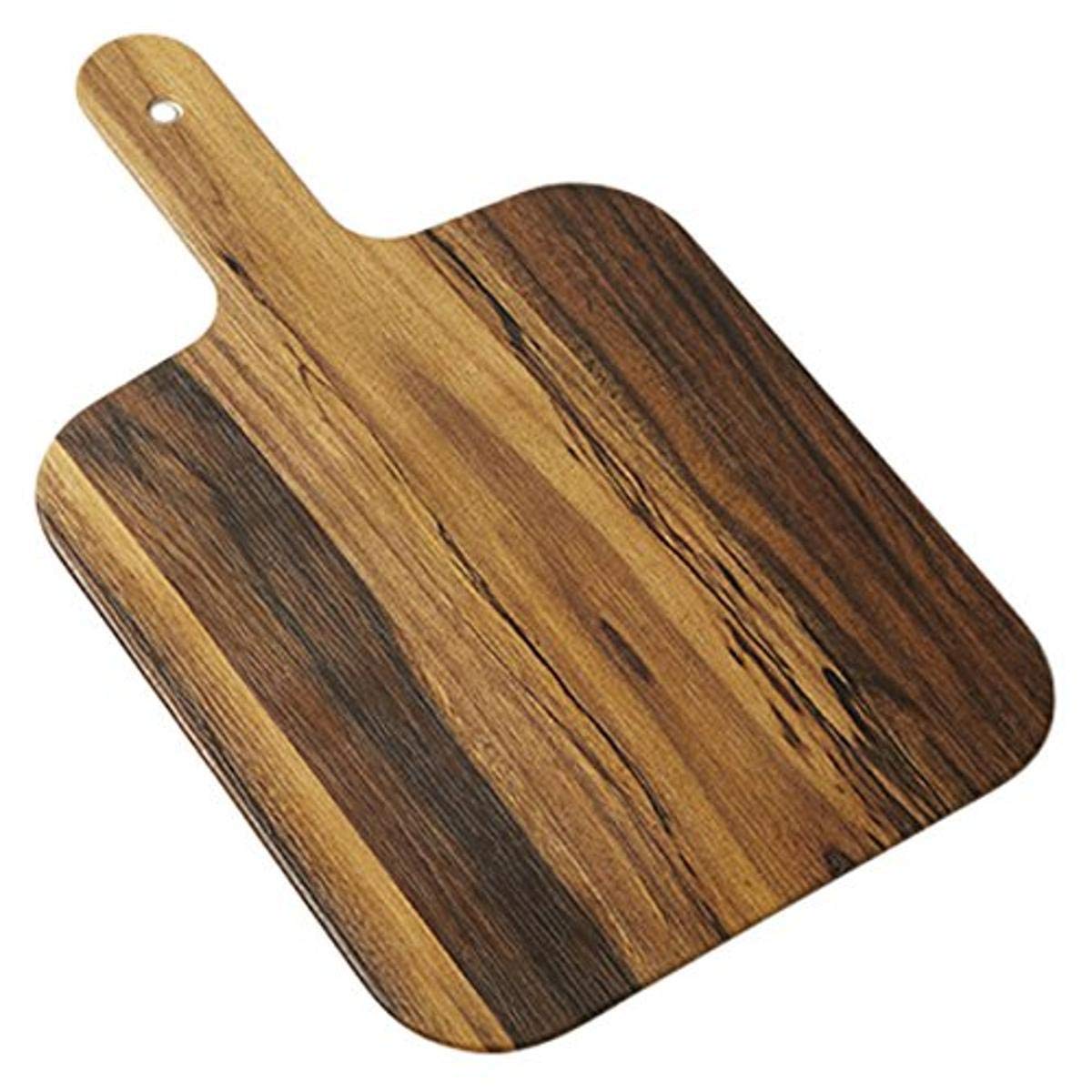 Acacia Wood Grain Melamine Serving Peel with Handle