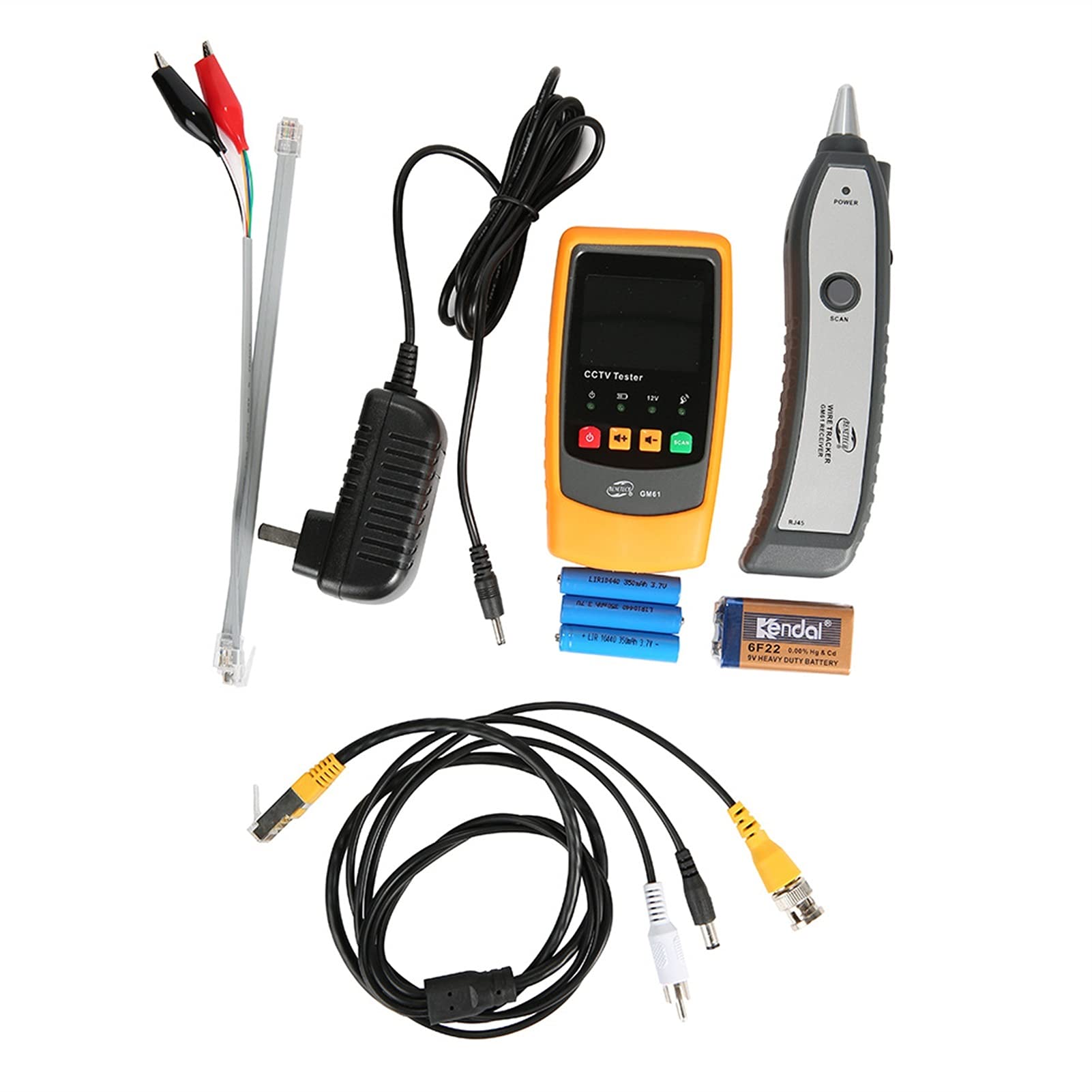 Detector de pared, Finder de cable Red Tester Cable Tester Video Vigilancia Finder Cable Finder