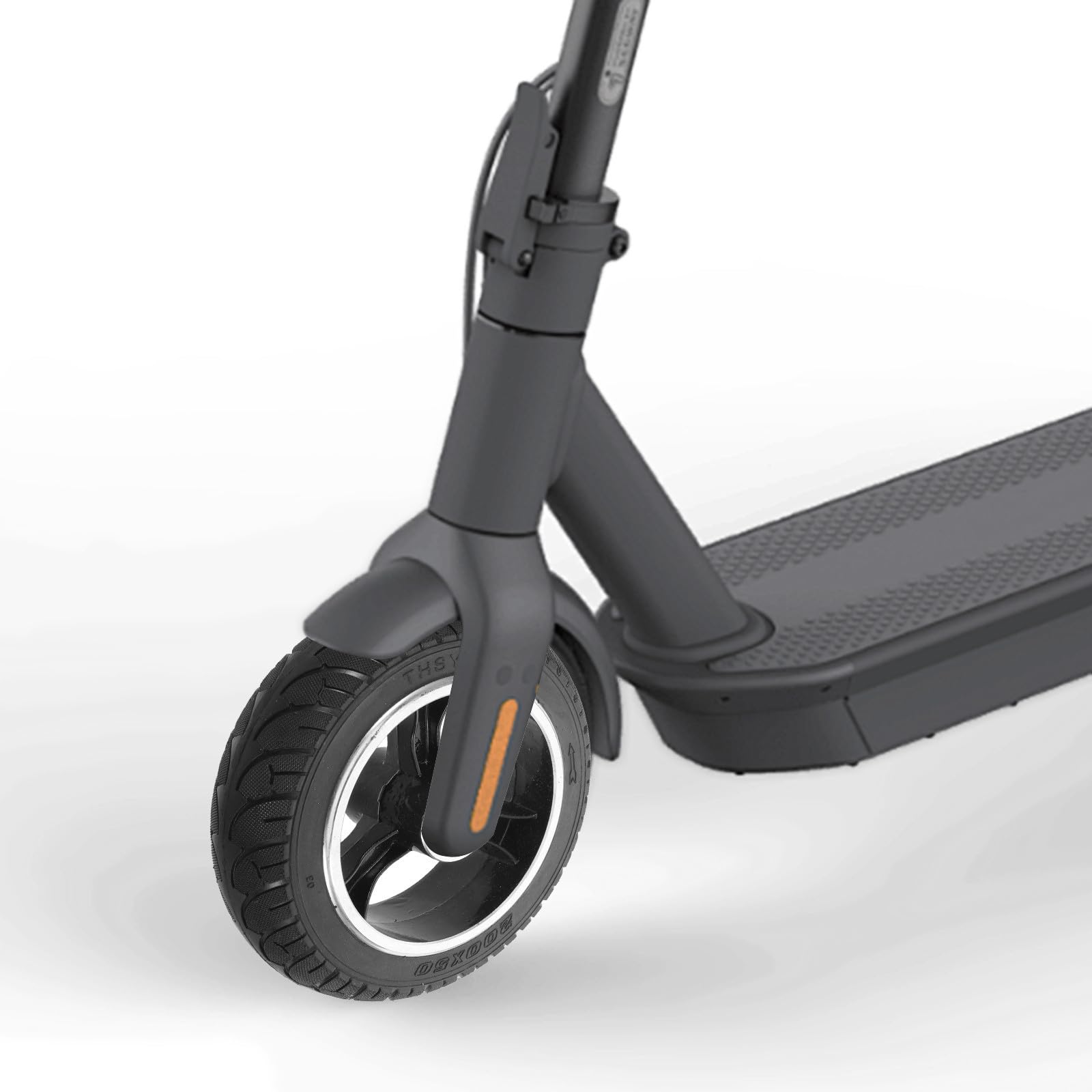 Pneumatico Pieno per Monopattino Elettrico, Ruota Solida per Scooter Elettrico 200x50 8 Pollici, Lega di Alluminio e Gomma, senza Aria, per Strade Cittadine Pianeggianti e Lievi