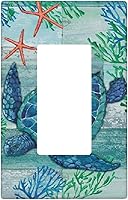 Vista 11 de Placas de interruptor de luz dúplex individuales y cubiertas de enchufe, placa de pared eléctrica decorativa para receptáculo, decoración de enchufe