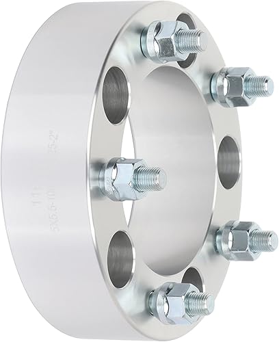 Miniatura 8 de Espaciador de rueda de 5 x 5.5 pulgadas, 4 unidades, tamaño de rosca 12 x 1.25 pulgadas, compatible con Tracker 98-04 para espaciador de rueda Geo