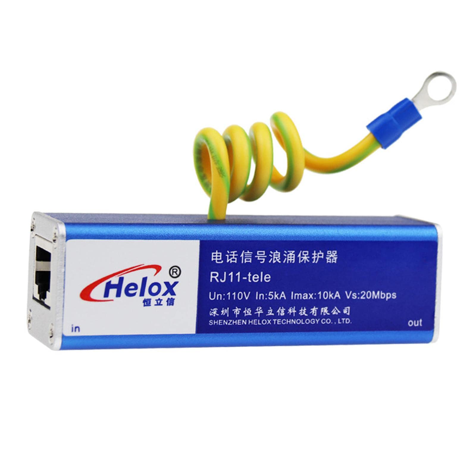 ATORSE® Rj-11 Telephone Fax Rj-11 Surge Protector Thunder Lightning Proof Arrester#2-image-22