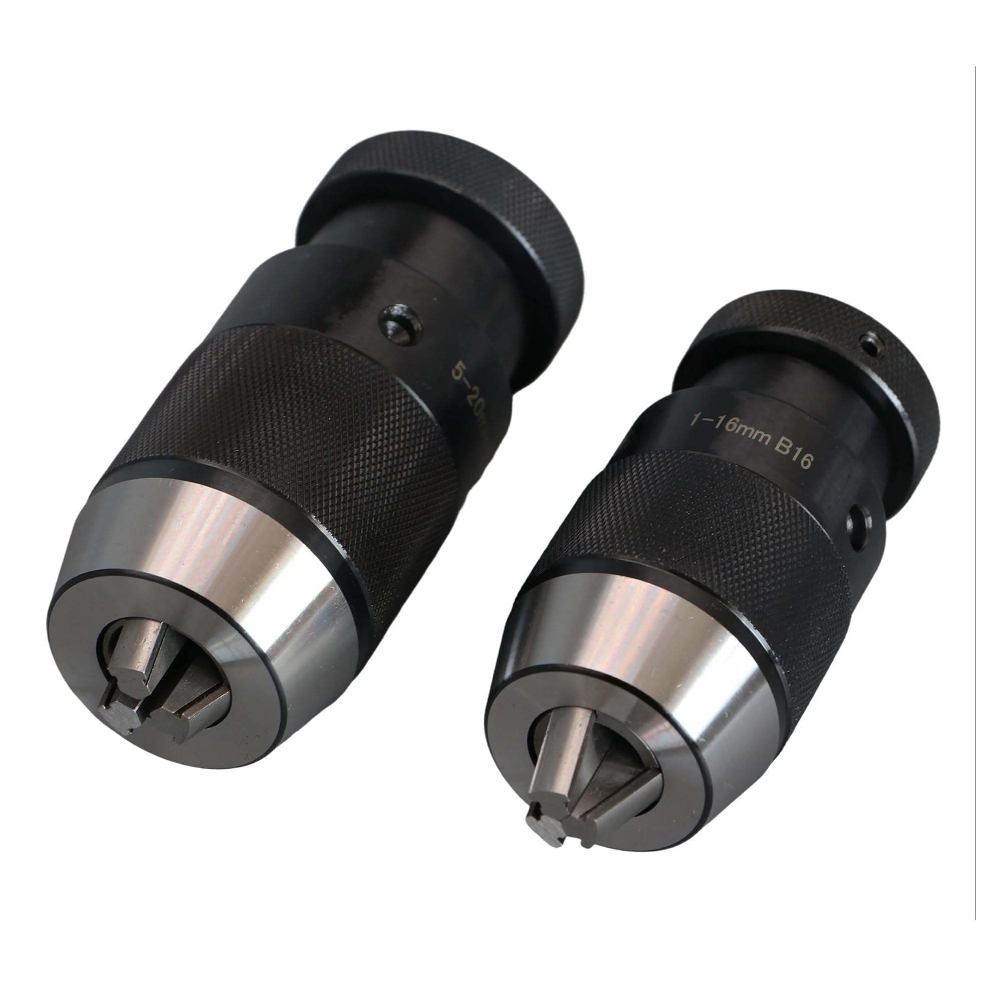 Bezkluczowy uchwyt wiertarski B10 B12 B16 B18 B22 automatyczne samozaciskanie 13mm do wiertarki CNC tokarka(B12(1-10mm))