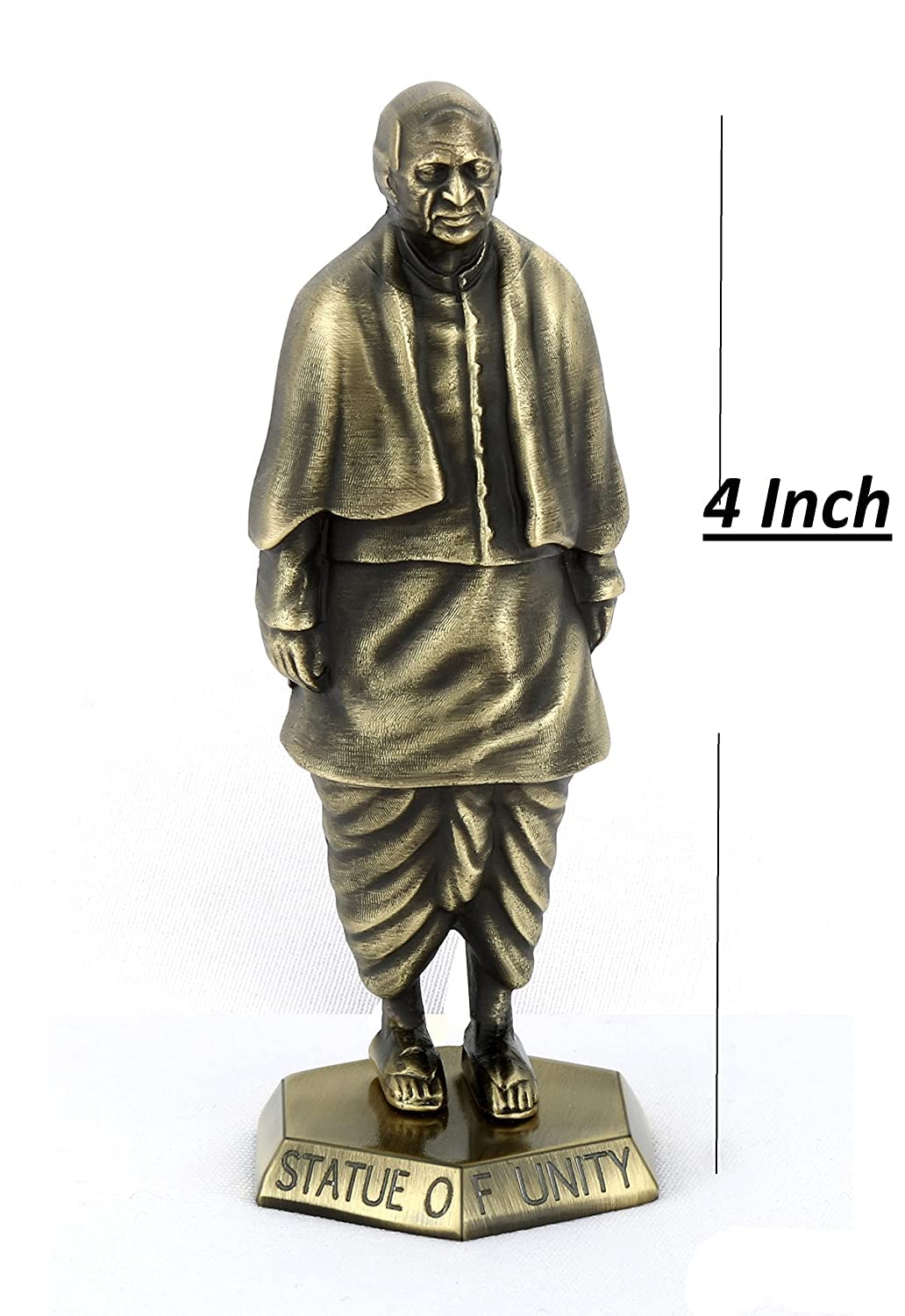 Sardar Patel Statue Replica - Antique Brass -2