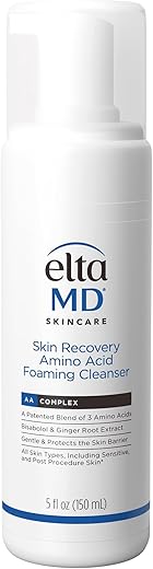 EltaMD Skin Recovery Amino Acid Foaming Facial Cleanser, Gentle Face Cleanser for...