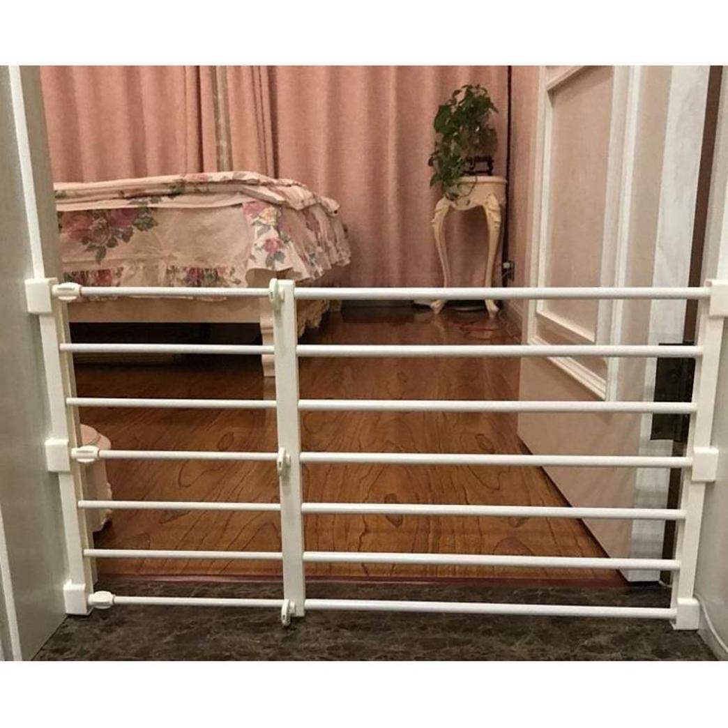 Barrière de sécurité pour animaux de compagnie amovible avec extension de porte solide