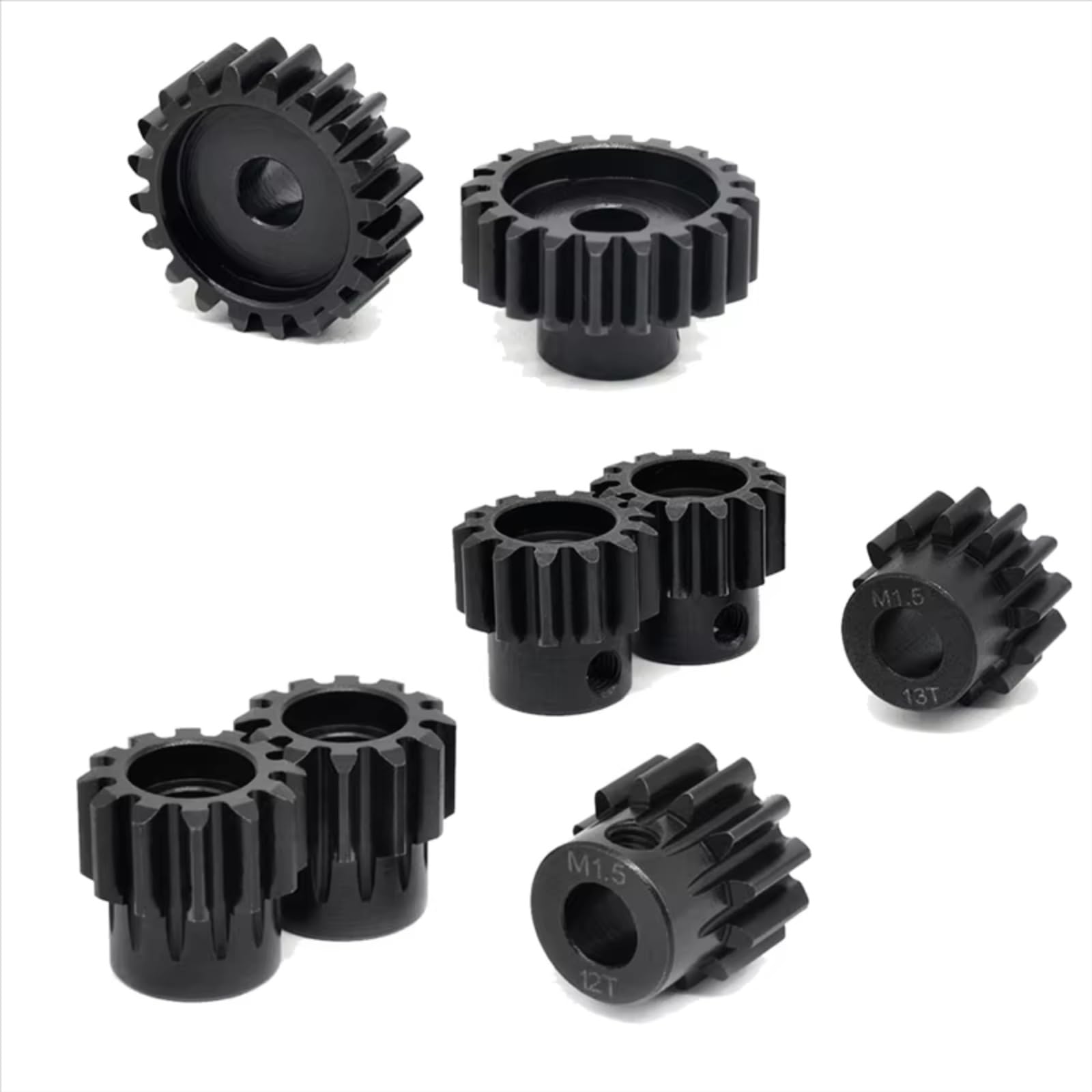para Coches RC RC 1/5 1/6 M1.5 Engranaje De Piñón De 8 Mm para Motor Serie 55 56