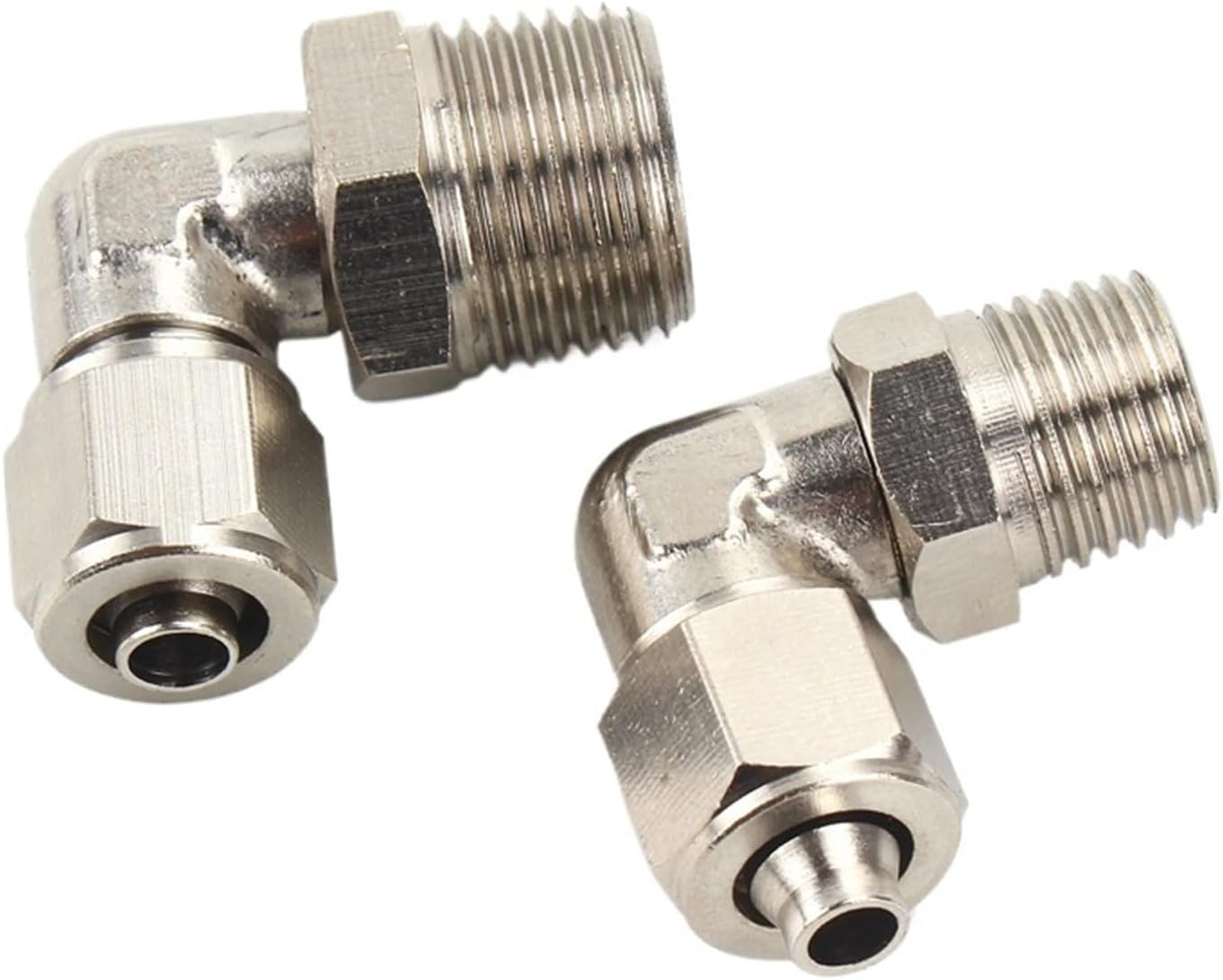 1pcs Pneumatic Fittings Air Fitting PL 4-M5 4 6 8 10 12 14 16mm Thread 1/8 3/8 1/2" 1/4"BSP Quick Connector For hose Tube Connectors (Size : OD 6MM, Color : 1/2")
