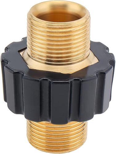 Miniatura 4 de M22 - Conector de manguera para lavadora a presión, 0.591 in, rosca macho, accesorios de conexión rápida