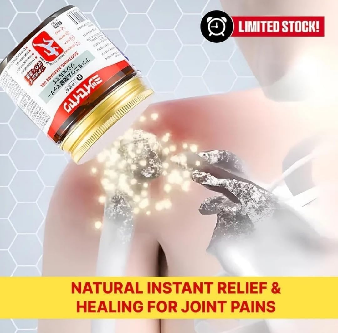 Japanese Instant Pain Relief Soomthing Massage Gel | Fast-Acting Muscle & Joint Comfort | With Mugwort Oil, Camphor & Lactic Acid | Relief for Back, Neck, Shoulders & Knees (100 gm (pack of 1)) 1